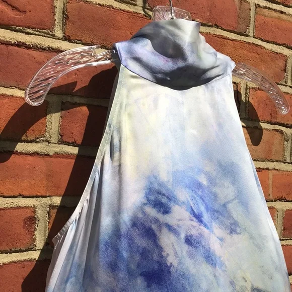 Revolve Generation Love Kaylee Printed Silk Blouse - Picture 4 of 16